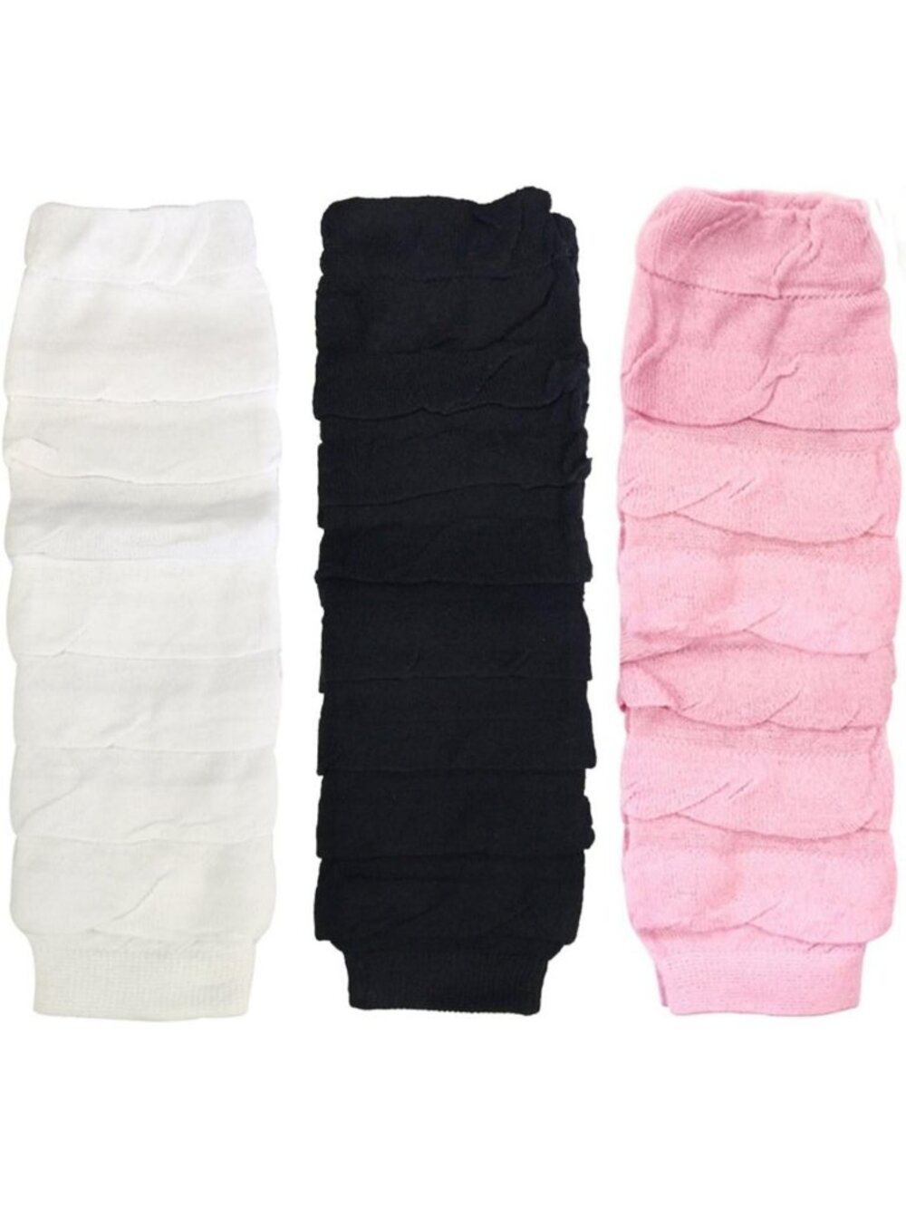 Adorable Baby Polka Dot & Solid Color Leg Warmers - Cute, Cozy, Stylish